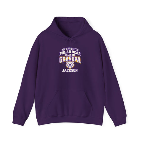 Jackson Polar Bears My Favorite Polar Bear Grandpa Hoodie