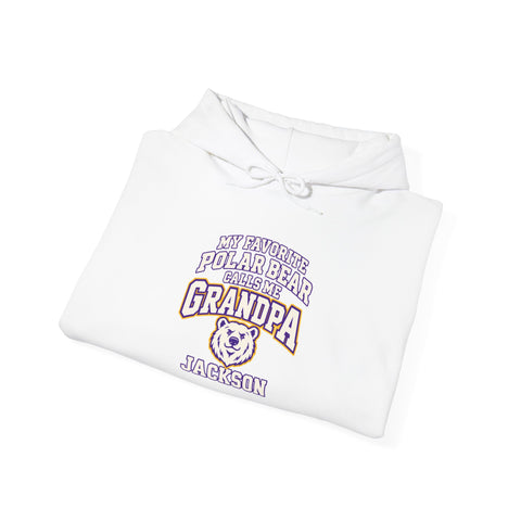 Jackson Polar Bears My Favorite Polar Bear Grandpa Hoodie
