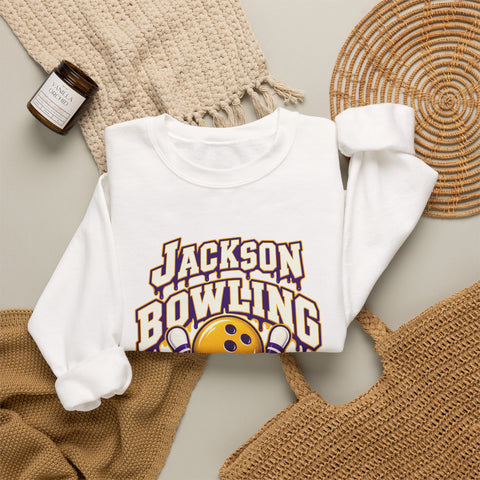 Jackson Polar Bears Bowling Drip Crewneck