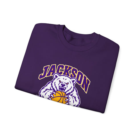 Jackson Polar Bears Basketball Mascot Crewneck Sweatshirt