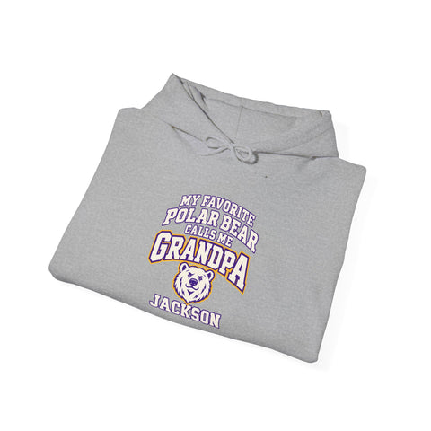 Jackson Polar Bears My Favorite Polar Bear Grandpa Hoodie