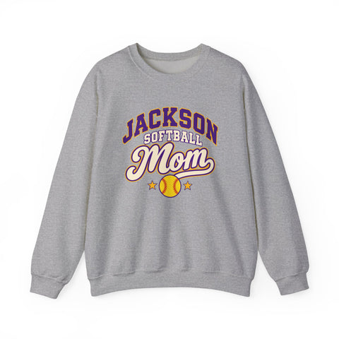 Jackson Polar Bears Softball Mom Crewneck