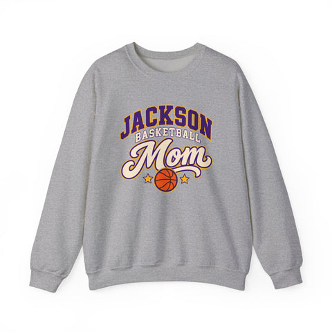 Jackson Polar Bears Basketball Mom Crewneck