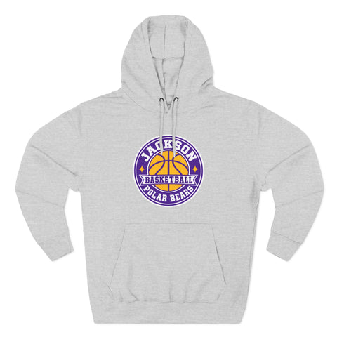 Jackson Polar Bears Basketball Retro Badge Hoodie