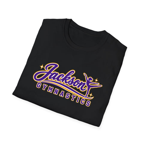 Jackson Polar Bears Gymnastics Retro Script T-Shirt