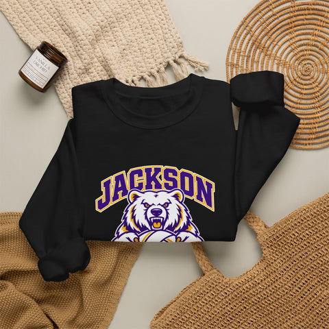 Jackson Polar Bears Volleyball Mascot Crewneck Sweatshirt