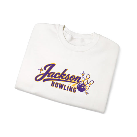 Jackson Polar Bears Bowling Retro Script Crewneck Sweatshirt