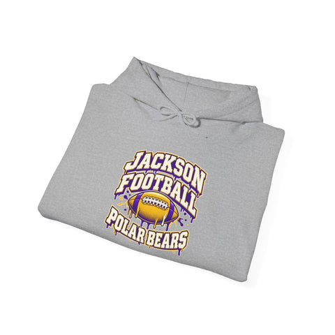 Jackson Polar Bears Football Drip Hoodie