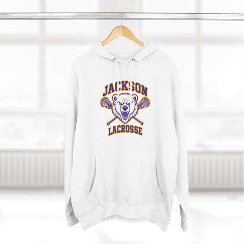 Jackson Polar Bears Lacrosse Mascot Hoodie