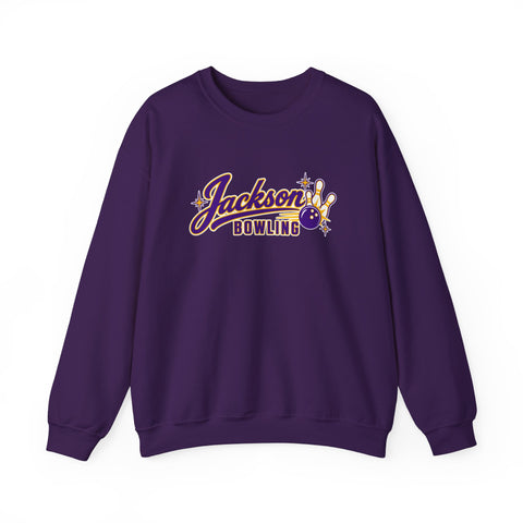 Jackson Polar Bears Bowling Retro Script Crewneck Sweatshirt