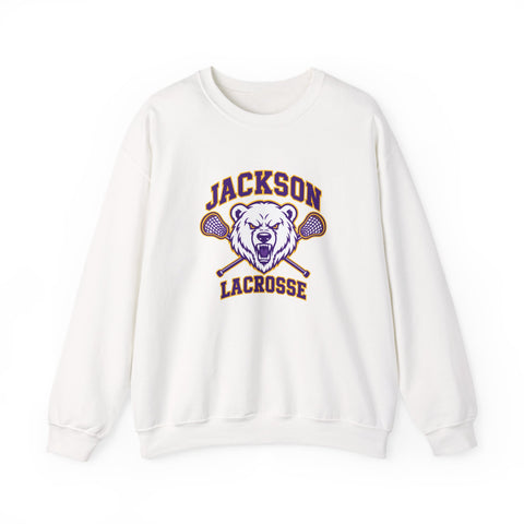 Jackson Polar Bears Lacrosse Mascot Crewneck Sweatshirt