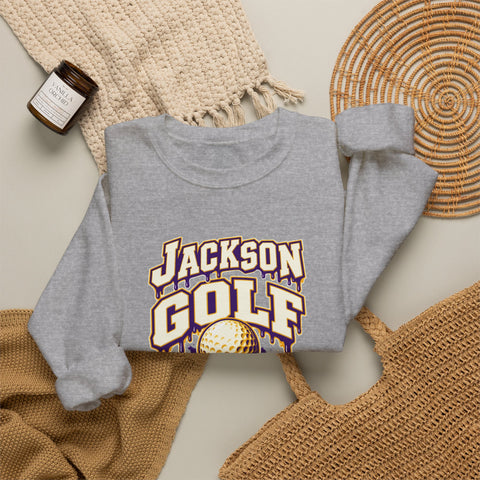 Jackson Polar Bears Golf Drip Crewneck