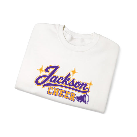 Jackson Polar Bears Cheer Retro Script Crewneck Sweatshirt