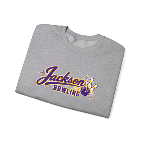 Jackson Polar Bears Bowling Retro Script Crewneck Sweatshirt