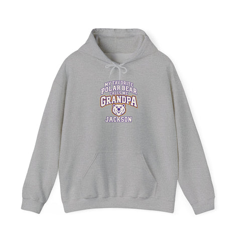 Jackson Polar Bears My Favorite Polar Bear Grandpa Hoodie