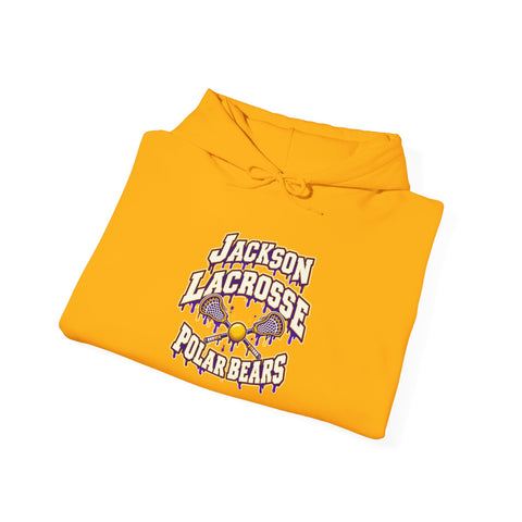 Jackson Polar Bears Lacrosse Drip Hoodie
