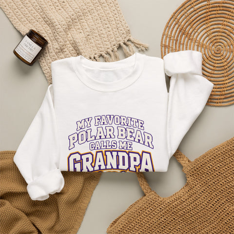 Jackson Polar Bears My Favorite Polar Bear Grandpa Crewneck