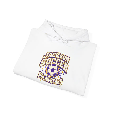 Jackson Polar Bears Soccer Drip Hoodie