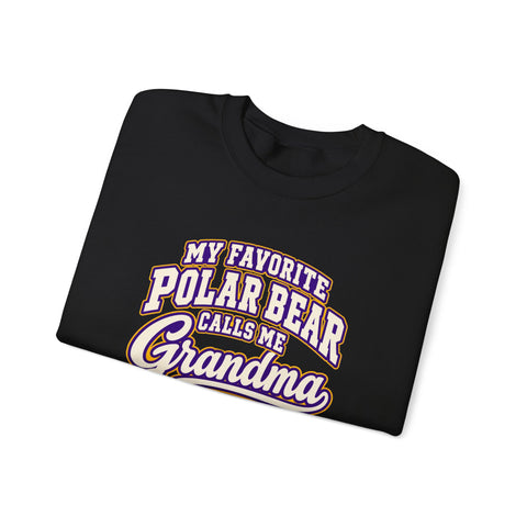Jackson Polar Bears My Favorite Polar Bear Grandma Crewneck