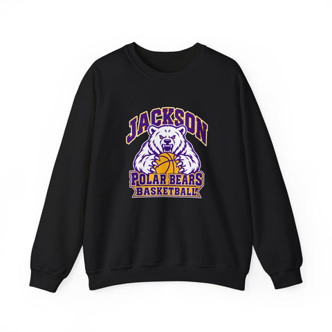 Jackson Polar Bears Basketball Mascot Crewneck Sweatshirt