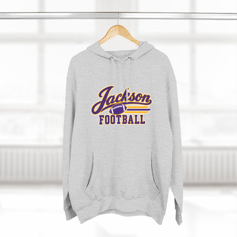 Jackson Polar Bears Football Retro Script Hoodie