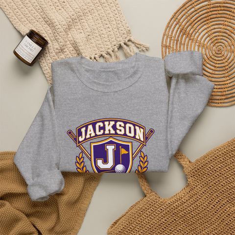 Jackson Polar Bears Golf Varsity Crest Crewneck Sweatshirt