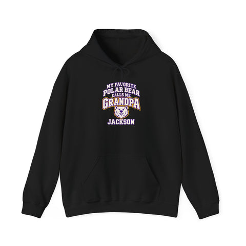 Jackson Polar Bears My Favorite Polar Bear Grandpa Hoodie