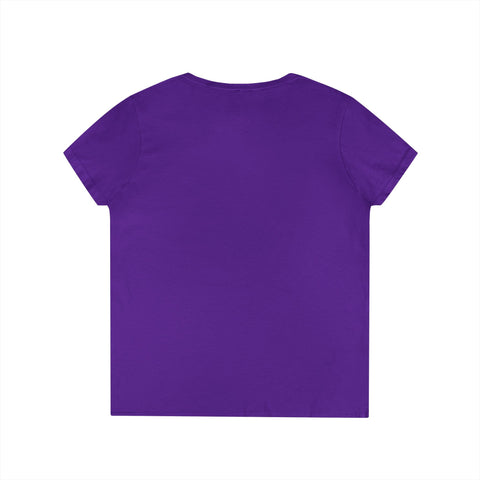Jackson Polar Bears Women’s Gingham J Bow V-Neck T-Shirt