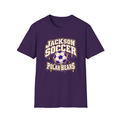 Jackson Polar Bears Soccer Drip T-Shirt