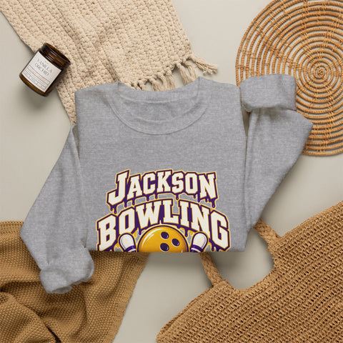 Jackson Polar Bears Bowling Drip Crewneck