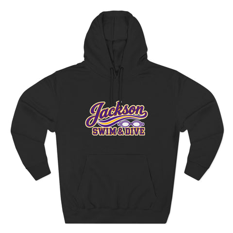 Jackson Polar Bears Swim & Dive Retro Wave Hoodie