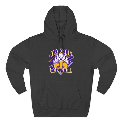 Jackson Polar Bears Softball Mascot Hoodie