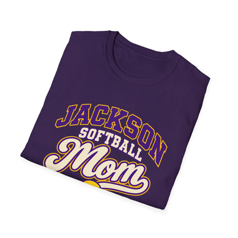 Jackson Polar Bears Softball Mom T-Shirt