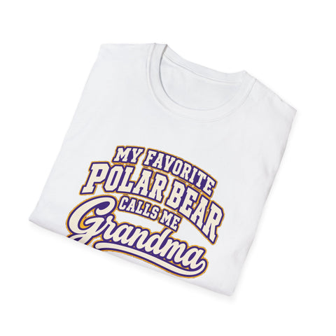 Jackson Polar Bears My Favorite Polar Bear Grandma T-Shirt