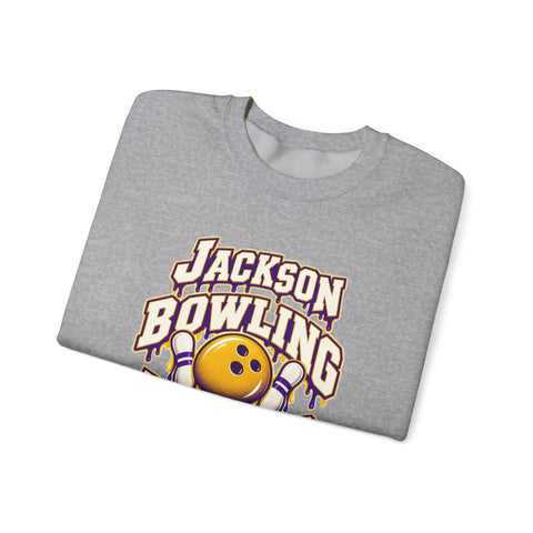 Jackson Polar Bears Bowling Drip Crewneck