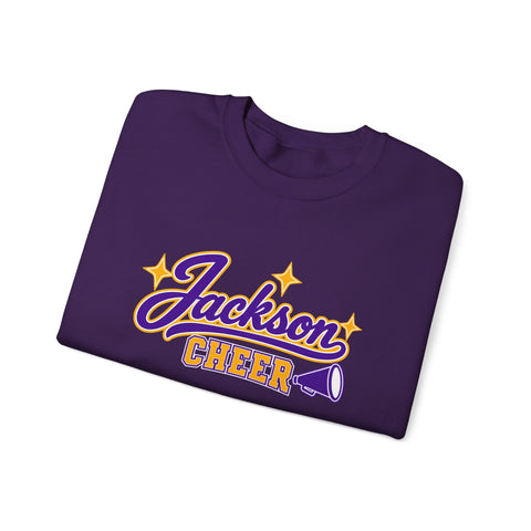 Jackson Polar Bears Cheer Retro Script Crewneck Sweatshirt