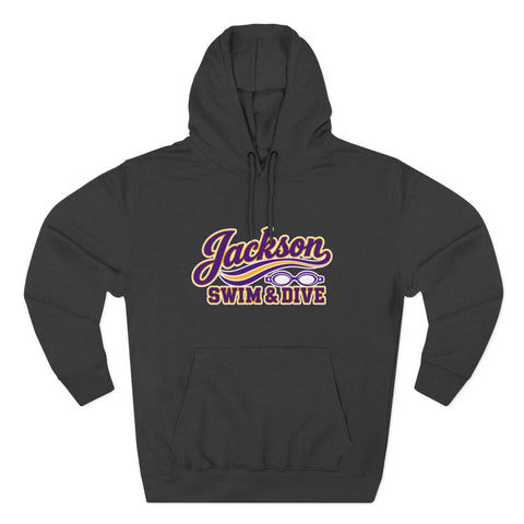 Jackson Polar Bears Swim & Dive Retro Wave Hoodie