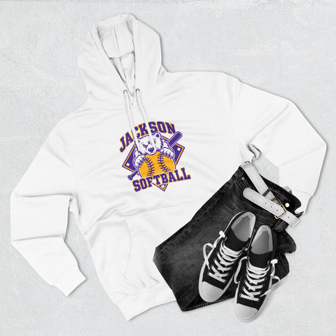 Jackson Polar Bears Softball Mascot Hoodie