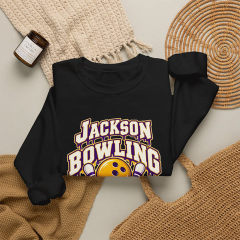 Jackson Polar Bears Bowling Drip Crewneck