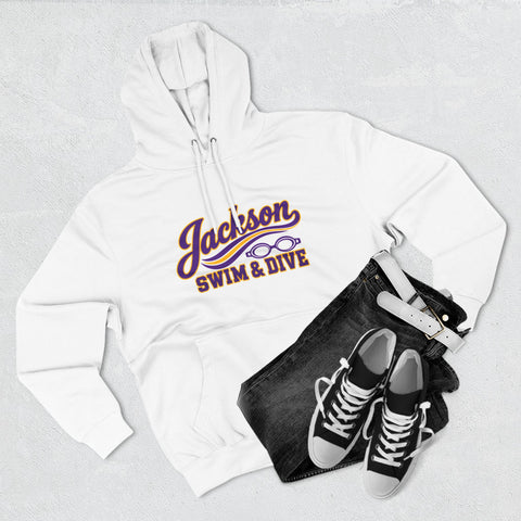 Jackson Polar Bears Swim & Dive Retro Wave Hoodie