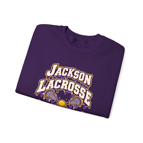 Jackson Polar Bears Lacrosse Drip Crewneck
