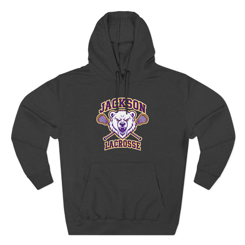 Jackson Polar Bears Lacrosse Mascot Hoodie