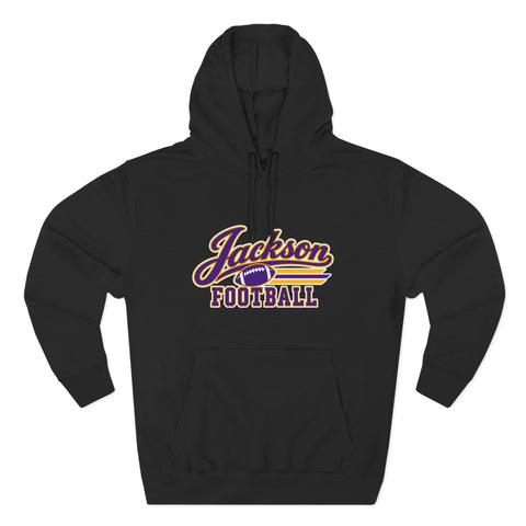 Jackson Polar Bears Football Retro Script Hoodie