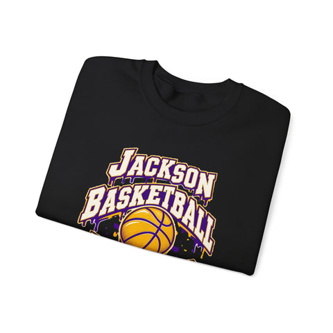 Jackson Polar Bears Basketball Drip Crewneck
