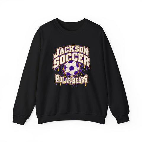 Jackson Polar Bears Soccer Drip Crewneck