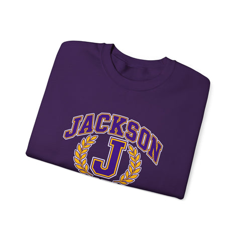 Jackson Polar Bears Wrestling Varsity J Crewneck Sweatshirt