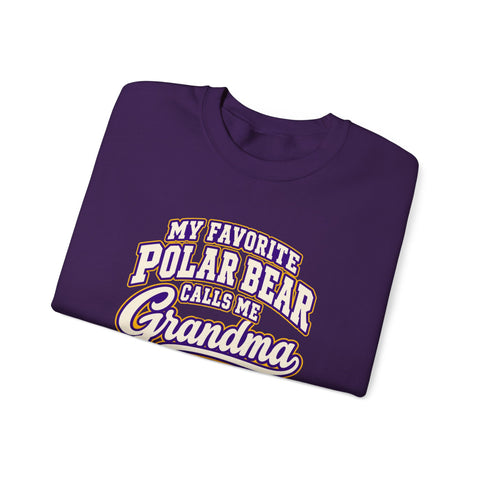 Jackson Polar Bears My Favorite Polar Bear Grandma Crewneck