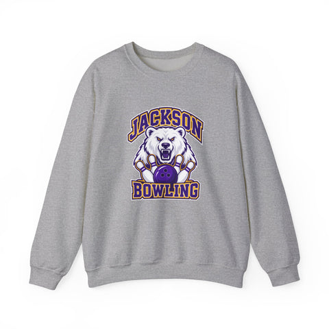 Jackson Polar Bears Bowling Mascot Crewneck Sweatshirt