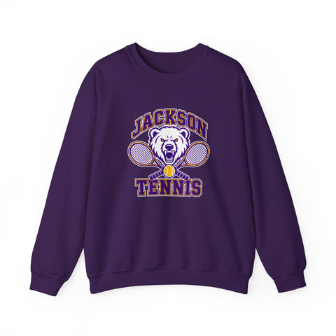 Jackson Polar Bears Tennis Mascot Crewneck Sweatshirt