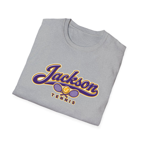 Jackson Polar Bears Tennis Retro Script T-Shirt